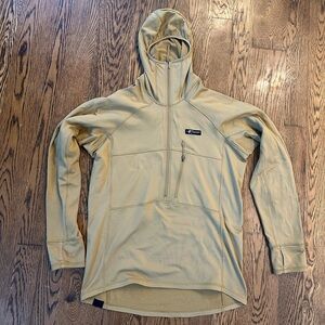 Stone glacier grid fleece Tan